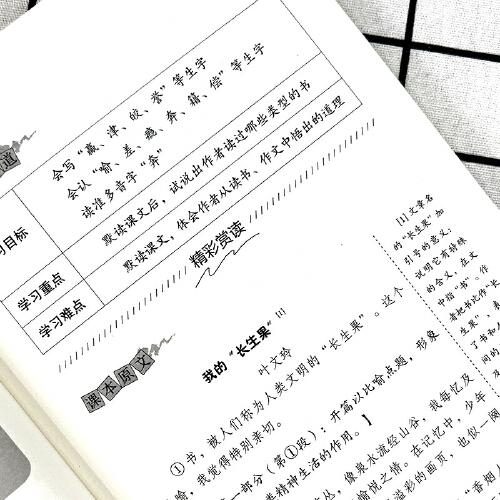 课本里的作家-我的“长生果”五年级