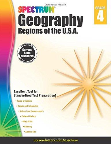 Spectrum Geography, Grade 4: Regions of the USA