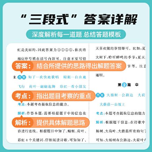 2024阳光同学百校名师推荐阅读真题80篇蓝天版1年级