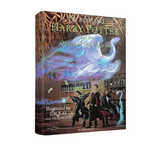 英文原版 哈利波特與鳳凰社5 彩繪插畫(huà)版第五部 Harry Potter and the Order of the Phoenix Illustrated 5