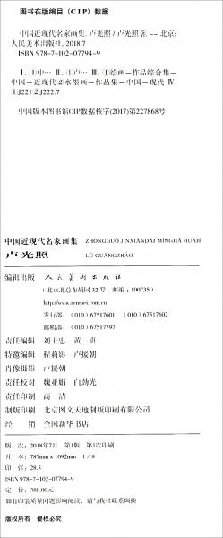盧光照/中國(guó)當(dāng)代名家畫(huà)集