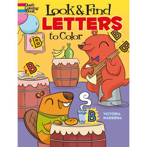 Look & Find Letters to Color