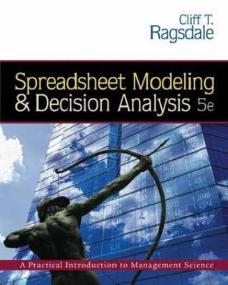 Spreadsheet Modeling & Decision Analysis：a practical introduction to management science