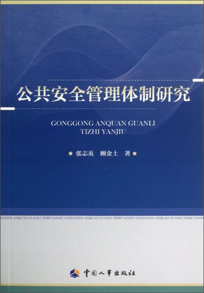 公共安全管理體制研究