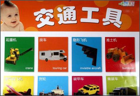 寶寶啟蒙必備大掛圖——交通工具