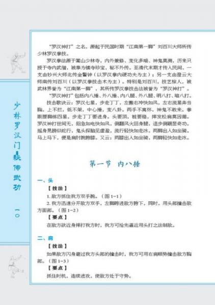 少林罗汉门秘传武功