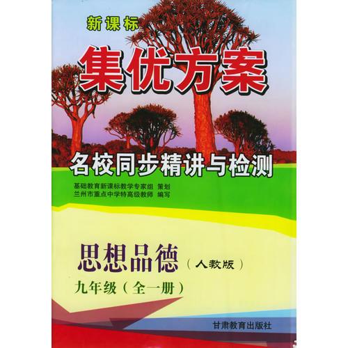 思想品德九年级（全一册）（人教版）——新课标集优方案名校同步精讲与检测