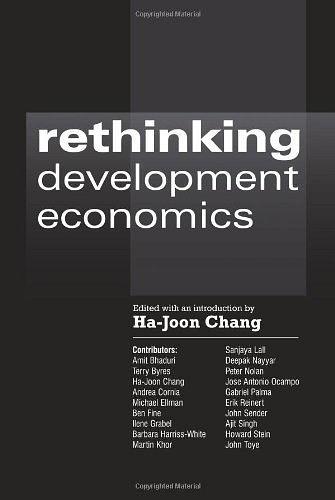 Rethinking Development Economics