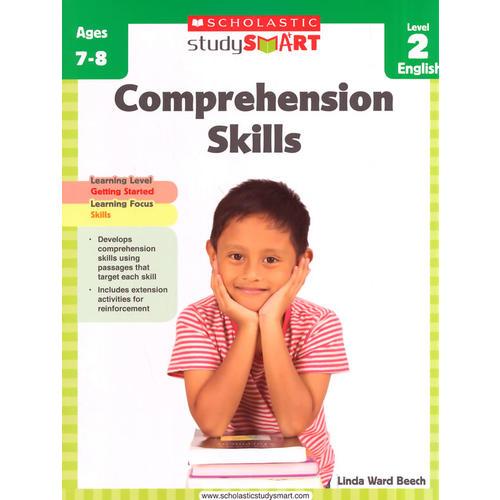 Scholastic Study Smart: Comprehension Skills Level 2 学乐聪明学习系列练习册Level2: 理解技巧（Age7-8） 