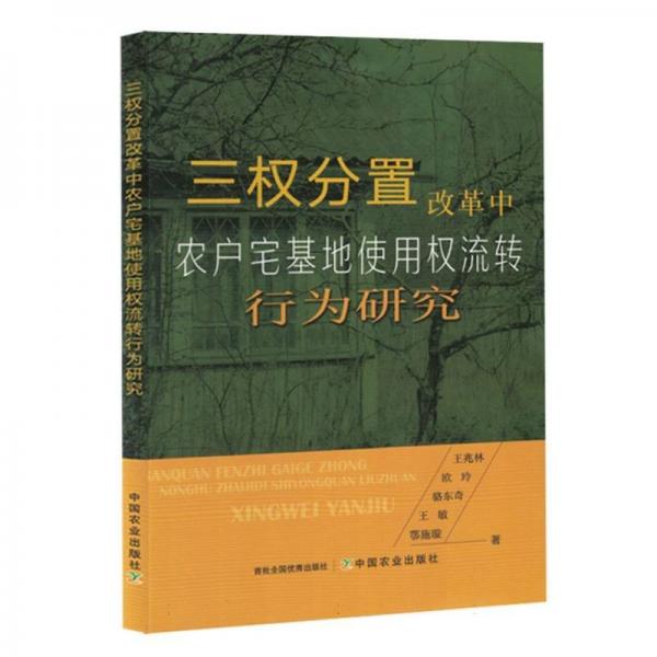三權(quán)分置改革中農(nóng)戶宅基地使用權(quán)流轉(zhuǎn)行為研究