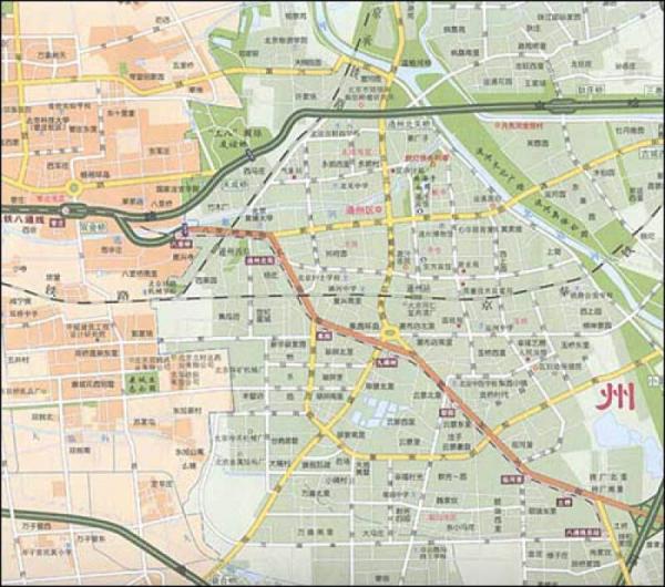 北京城市地图