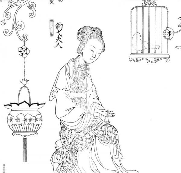 王翙百美图：一本既可鉴赏又可涂色的手绘美人书