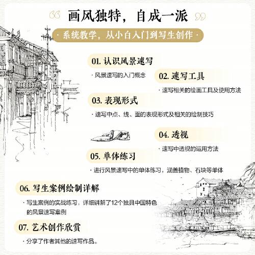 笔尖下的中国 钢笔画速写表现技法