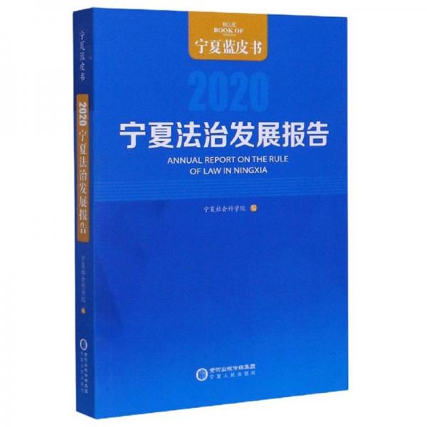 宁夏法治发展报告（2020）/宁夏蓝皮书