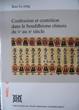 Confession et contrition dans le bouddhisme chinois du Ve au