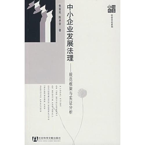 中小企業(yè)發(fā)展法理——規(guī)范框架與實證分析