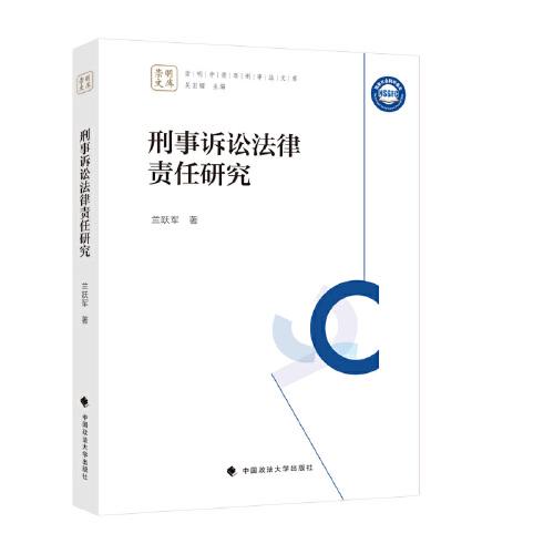 刑事訴訟法律責任研究
