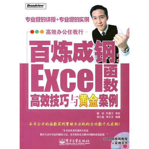 百炼成钢：Excel函数高效技巧与黄金案例