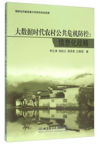 大数据时代农村公共危机防控：信息化战略