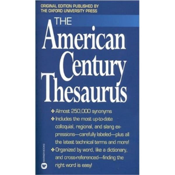 TheAmericanCenturyThesaurus