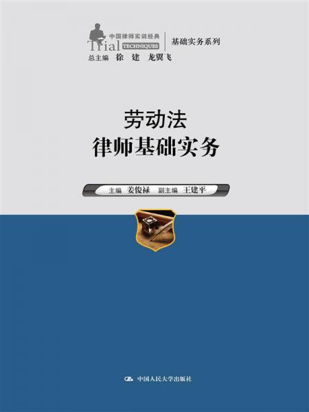 劳动法律师基础实务（中国律师实训经典·基础实务系列）