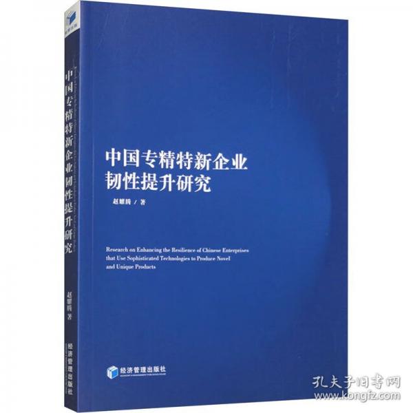 中国专精特新企业韧性提升研究