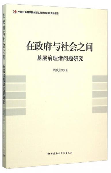在政府與社會(huì)之間 基層治理諸問題研究