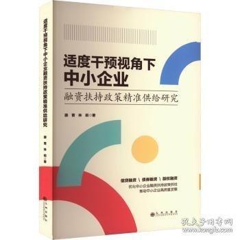 適度干預(yù)視角下中小企業(yè)融資扶持政策精準(zhǔn)供給研究