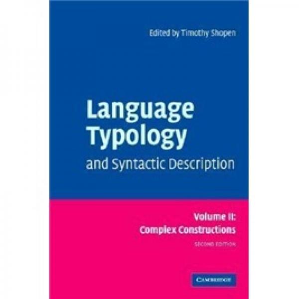 Language Typology and Syntactic Description