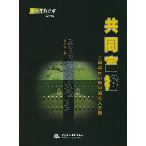 共同富裕：全面建设小康中的收入差距（特价/封底打有圆孔）——公共管理丛书