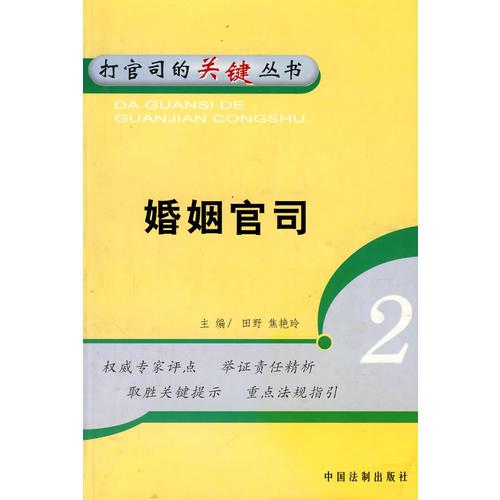 婚姻官司：打官司的關(guān)鍵叢書（2）