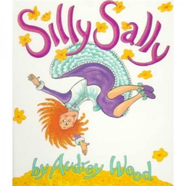 Silly Sally Board Book倒着走的女孩 英文原版