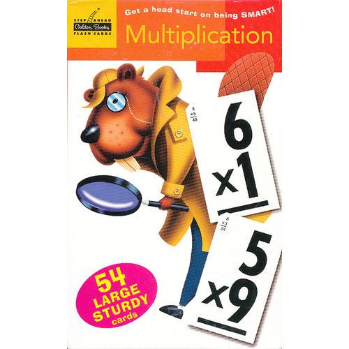 Multiplication (Flash Cards, Little Golden Book) 乘法（金色童书,学习卡片）