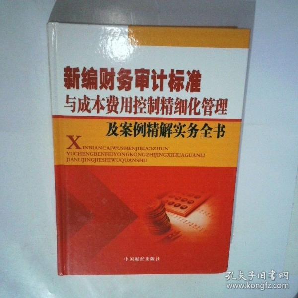 新編財(cái)務(wù)審計(jì)標(biāo)準(zhǔn)與成本費(fèi)用控制精細(xì)化管理及案列精解實(shí)務(wù)全書 二