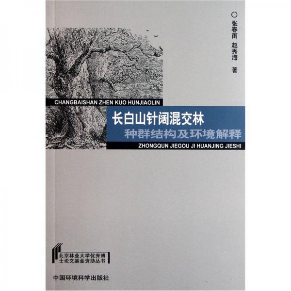長白山針闊混交林種群結(jié)構(gòu)及環(huán)境解釋