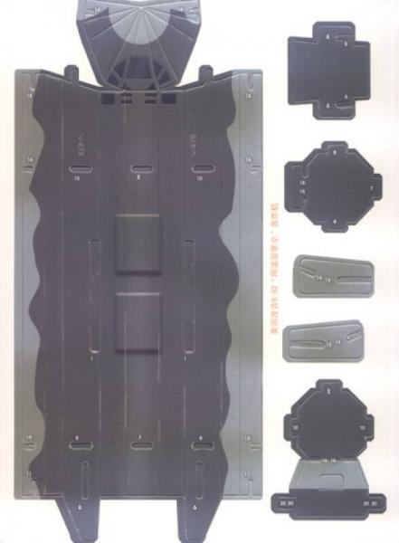 方寸经典益智3D拼图：美国B-52“同温层堡垒”轰炸机
