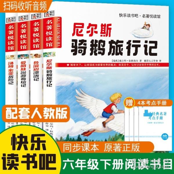 快乐读书吧六年级下册阅读全4册 爱丽丝漫游奇境记