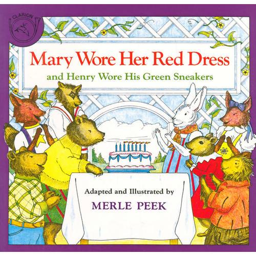 Mary Wore Her Red Dress and Henry Wore His Green Sneakers玛丽穿红衣，亨利穿绿鞋