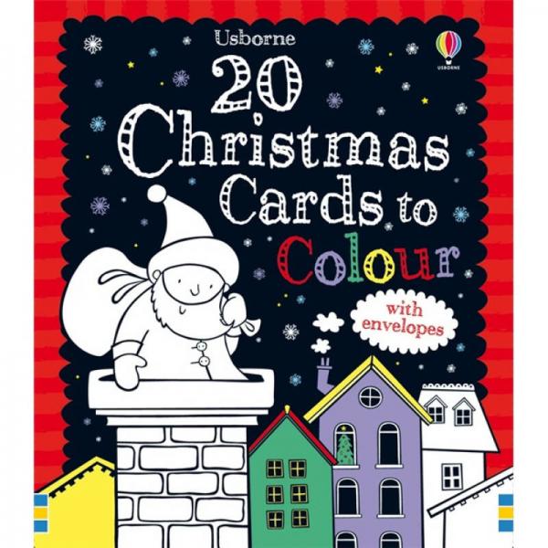 20 Christmas Cards to Colour 