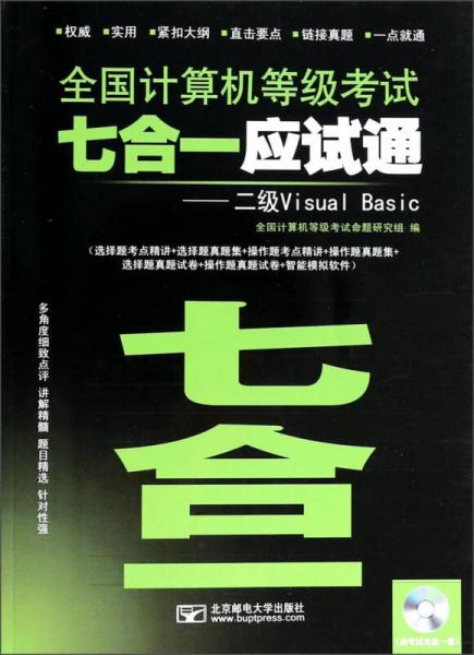 全国计算机等级考试七合一应试通：二级Visual Basic
