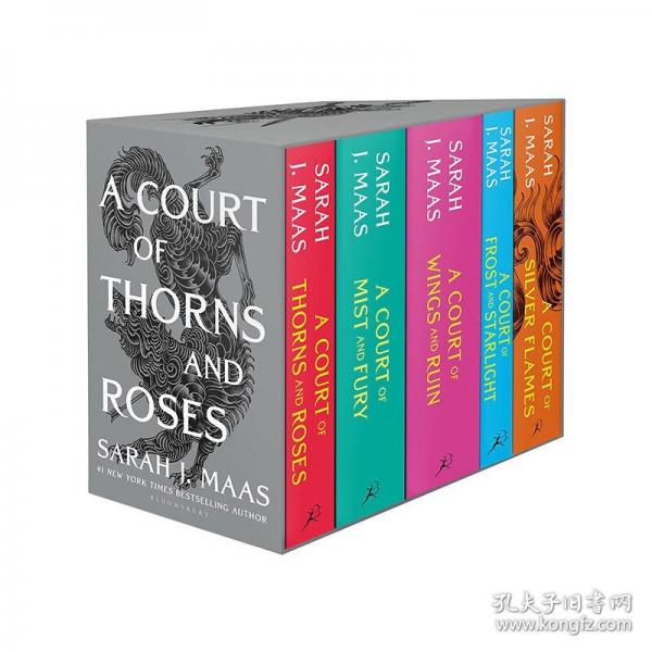 英文原版 A Court of Thorns and Roses Paperback Box Set 仙靈王庭紀1-5盒裝 莎拉·J·馬斯 