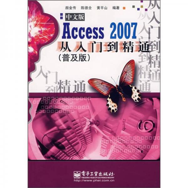 中文版Access 2007从入门到精通（普及版）