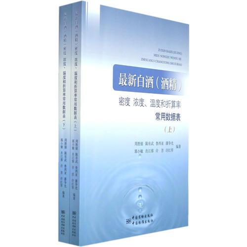 最新白酒（酒精）密度、濃度、溫度和折算率常用數(shù)據(jù)表（上下）