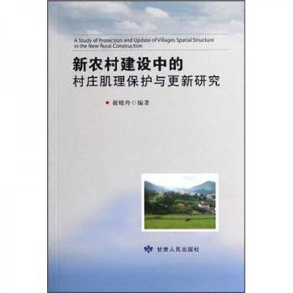 新農(nóng)村建設(shè)中的村莊肌理保護(hù)與更新研究