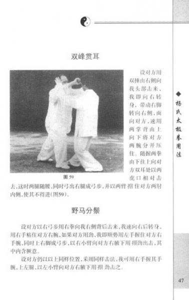 传统杨氏太极拳丛书：杨氏太极拳用法