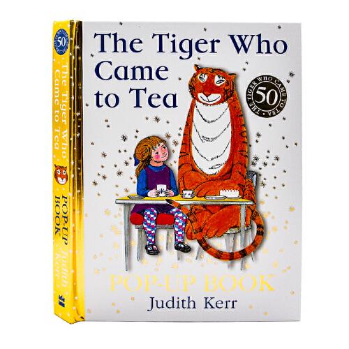 英文原版TIGER WHO CAME TO TEA POP HB老虎來喝下午茶