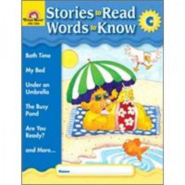 Stories to Read Words to Know: Level C, Student Book