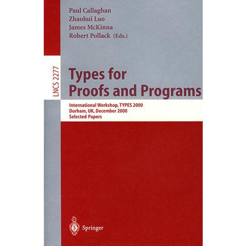 ( 证明与程序的类型)Types for Proofs and Programs