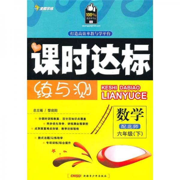 课时达标练与测：数学（6年级）（下）（配北师）