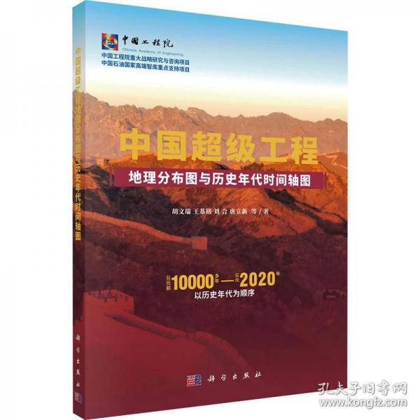 中國超級工程地理分布圖與歷史年代時間軸圖